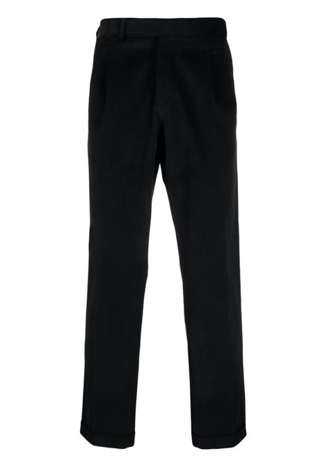 Pantaloni Quartieris elasticizzati in nero - uomo BRIGLIA 1949 | QUARTIERIS42317000011