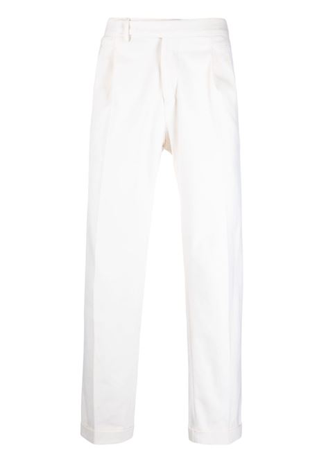 White tailored tapered blend trousers - men BRIGLIA 1949 | QUARTIERIS42317000120
