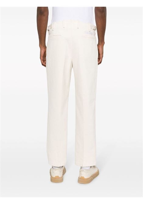 Pantaloni dritti a vita media in bianco - uomo BRIGLIA 1949 | TOKYOD42319600103