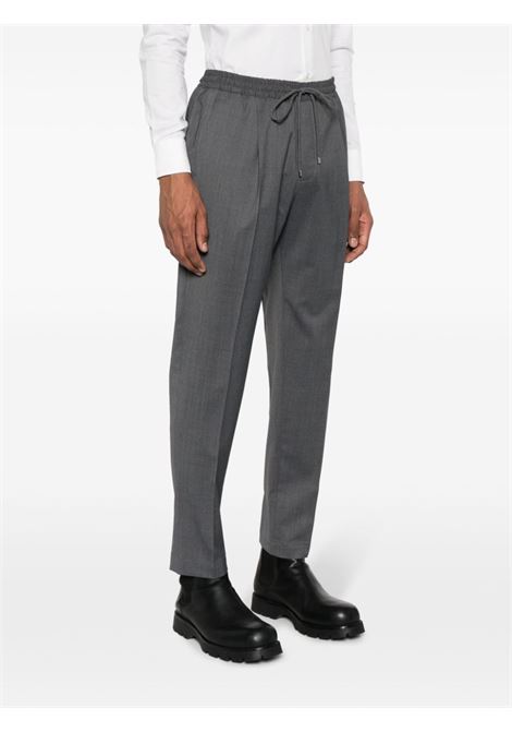 Grey tapered drawstring trousers - men BRIGLIA 1949 | WIMBLEDONS42310000070