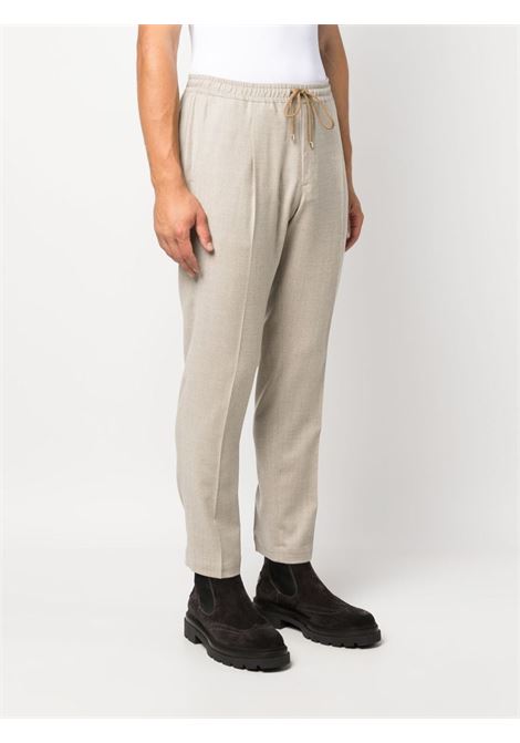 Pantaloni affusolati con pieghe in beige - uomo BRIGLIA 1949 | WIMBLEDONS42312000023