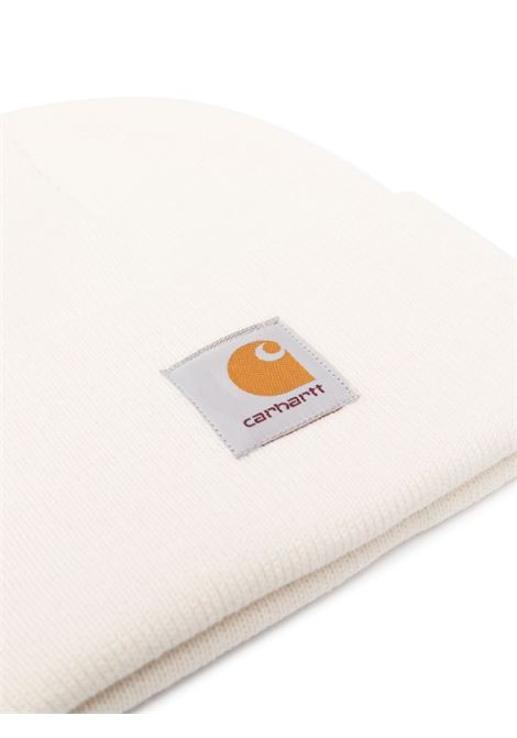 White logo-patch knitted beanie - men CARHARTT WIP | I02022205XX