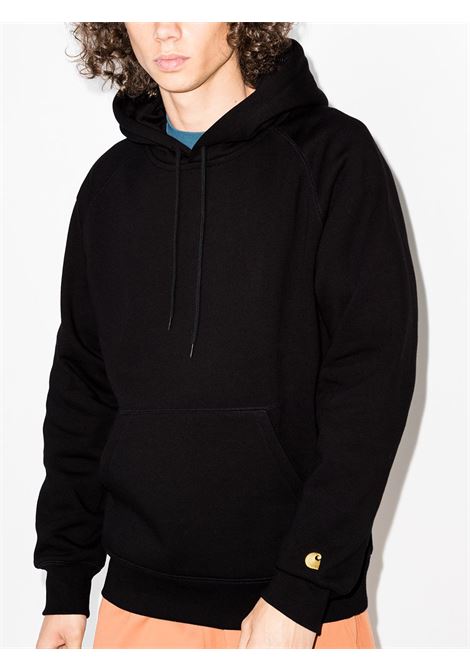 Black chase logo-embroidered sweatshirt - men CARHARTT WIP | I02638400FXX