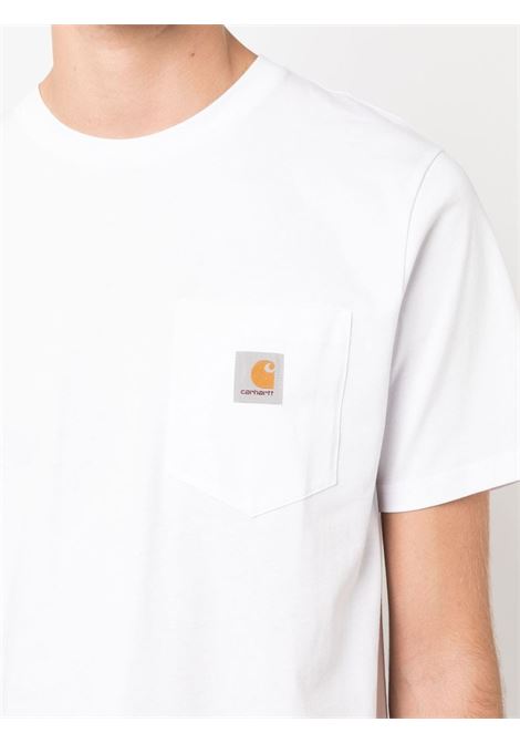 T-shirt con applicazione in bianco - uomo CARHARTT WIP | I03043402XX