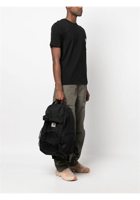 Black logo-patch zip-up backpack - unisex CARHARTT WIP | I03146889XX