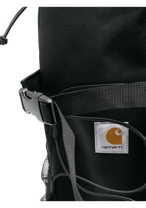 Black logo-patch zip-up backpack - unisex CARHARTT WIP | I03146889XX