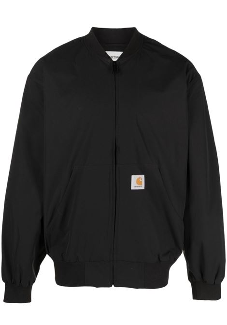Black logo-patch bomber jacket - men  CARHARTT WIP | I03215089XX