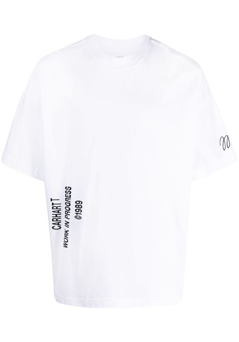 T-shirt con stampa in bianco - unisex CARHARTT WIP | I03215402XX