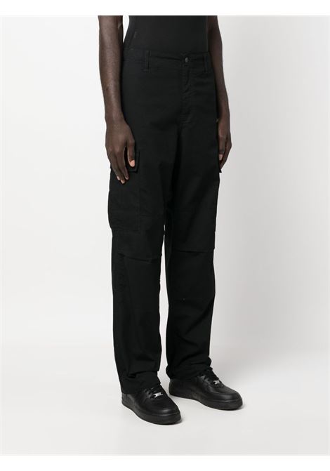 Black straight-leg cargo trousers - men  CARHARTT WIP | I032467890232
