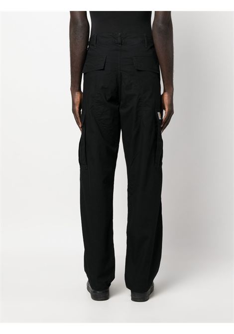 Black straight-leg cargo trousers - men  CARHARTT WIP | I032467890232