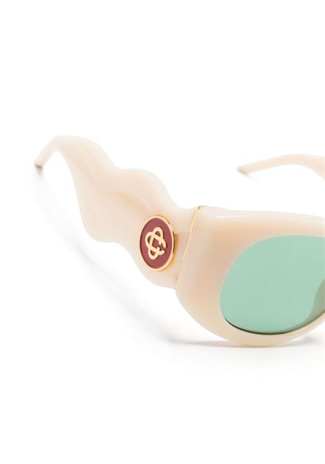 Cream The Memphis rectangle-frame sunglasses - unisex CASABLANCA | AS23EW02005MLT