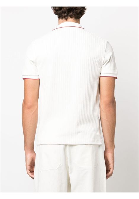 Polo in maglia in bianco - uomo CASABLANCA | MF23JTP15502WHT