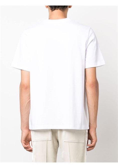White Casa way logo-print T-shirt - men CASABLANCA | MF23JTS00114WHT