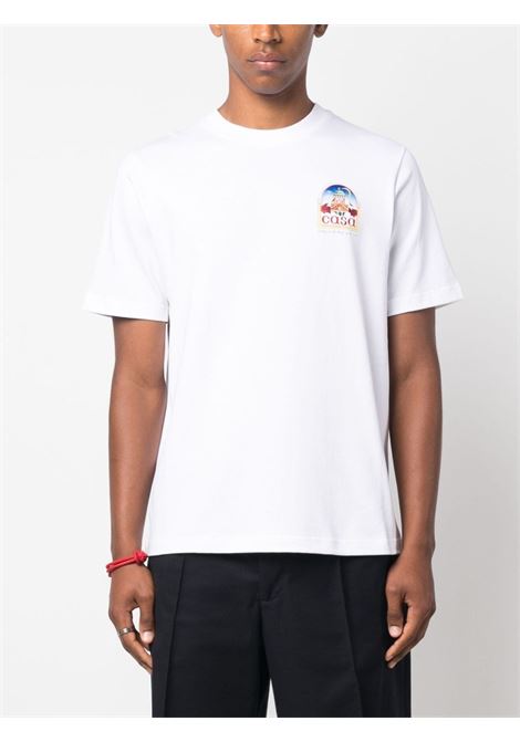 T-shirt Vue De L'Arche in bianco - unisex CASABLANCA | UMF23JTS00109WHT