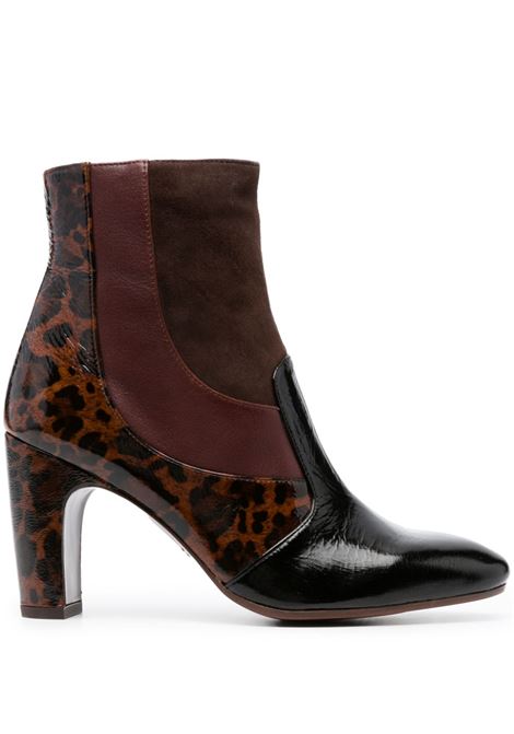 Brown 90mm leopard-print boots - women CHIE MIHARA | ETUSABRWN