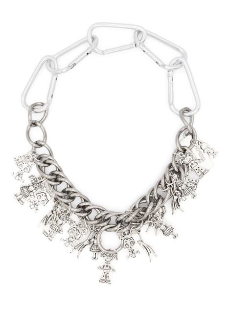 Silver curb-chain necklace - women CHOPOVA LOWENA | 6317SLVR