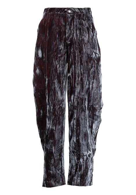 Pantaloni cargo in grigio - donna COLLINA STRADA | XX6428SMKY