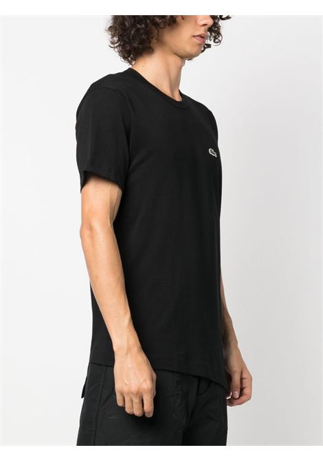 Black asymmetric-hem T-shirt - unisex COMME DES GARCONS SHIRT | FLT0141
