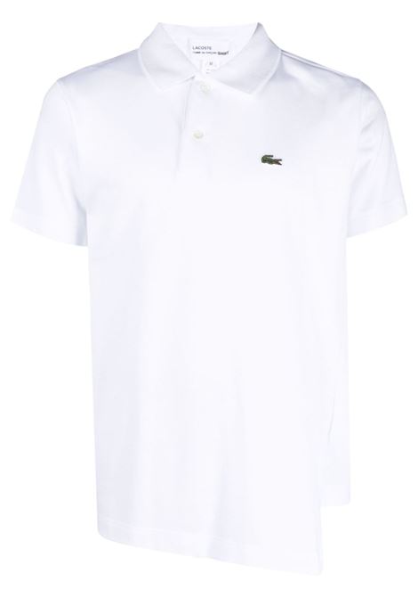 White asymmetric polo shirt - men COMME DES GARCONS SHIRT | FLT0153