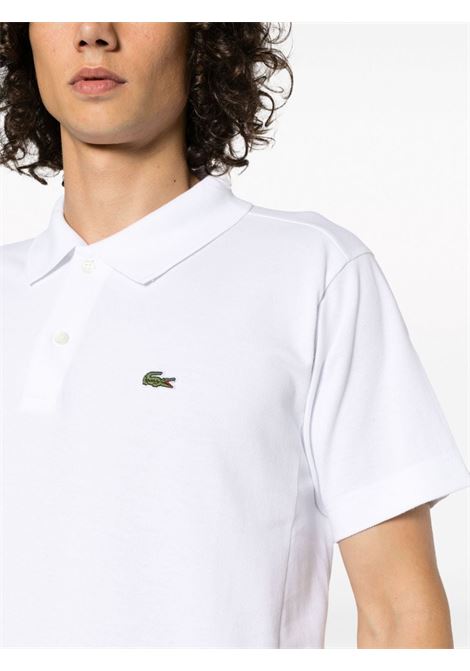 White asymmetric polo shirt - men COMME DES GARCONS SHIRT | FLT0153