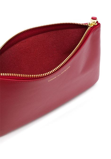 Portafoglio con zip superiore in rosso - unisex COMME DES GARCONS WALLET | SA5100RD
