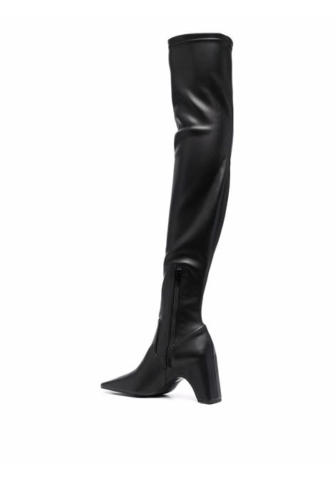 Black stretch thigh high boots - women  COPERNI | COPSH11457BLK