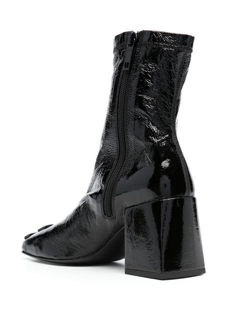 Black Heritage 90mm ankle boots - women COURRÈGES | 323SAB005VY00159999
