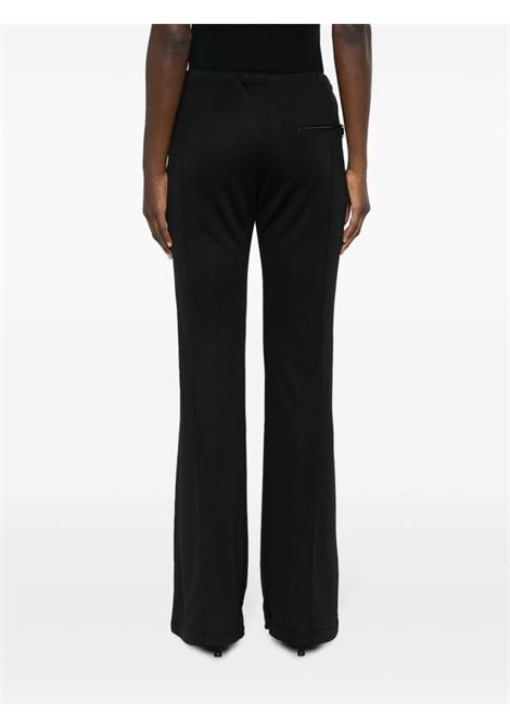 Black drawstring bootcut track trousers - women COURRÈGES | 423JPA177JS00919999