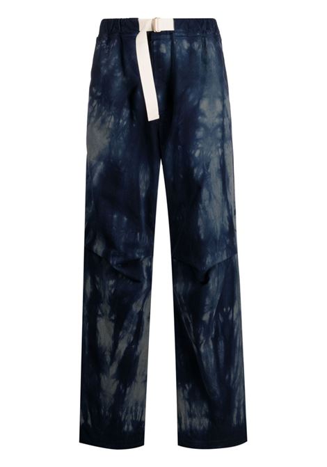 Pantaloni con cintura in grigio e blu - uomo DARKPARK | MTR09FAP01W2W608