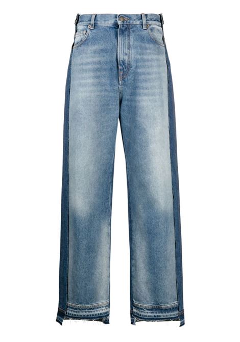 Jeans a gamba ampia con inserti in blu - donna DARKPARK | WTR13DBL01W063