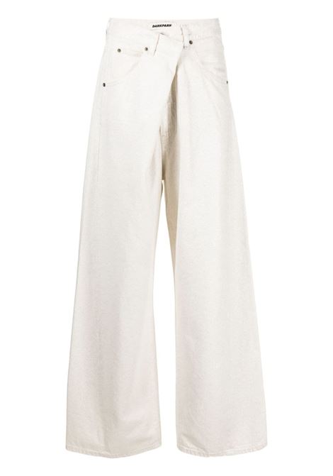 Jeans Ines a gamba ampia in bianco - donna