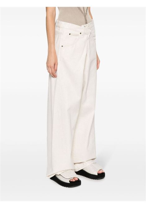 Jeans Ines a gamba ampia in bianco - donna DARKPARK | WTR19DWB03WHT