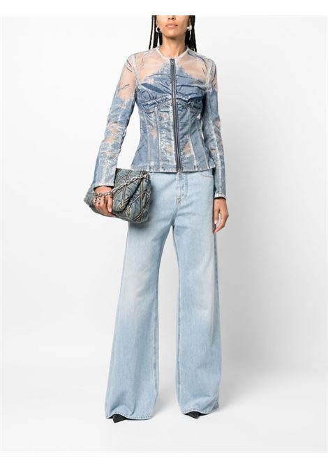 Light blue D-Sire wide-leg jeans - women DIESEL | A1222909I1201