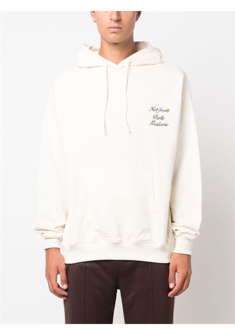 White logo-embroidered sweatshirt - men DRÔLE DE MONSIEUR | CHO141CO001CM