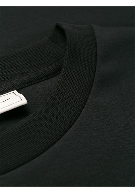 T-shirt con stampa in nero - uomo DRÔLE DE MONSIEUR | PERMP01BL