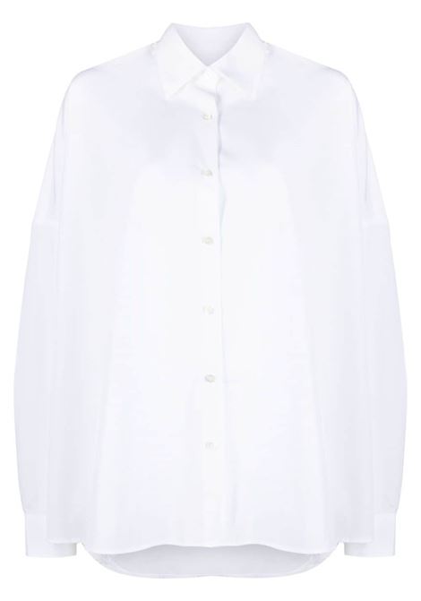 Camicia casia a maniche lunghe in bianco - donna DRIES VAN NOTEN | 2320107097252001
