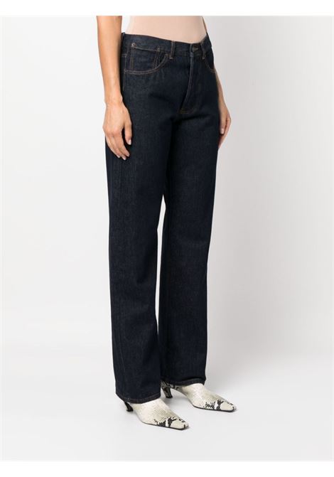 Blue straight-leg piscos jeans - women  DRIES VAN NOTEN | 2320109307436507