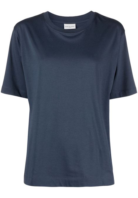 Blue crew-neck T-shirt - women DRIES VAN NOTEN | 2320111677600508