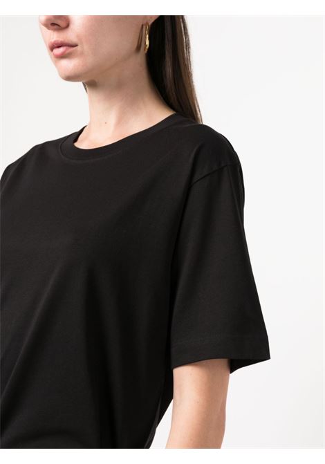 Black short-sleeve T-shirt - women DRIES VAN NOTEN | 2320111677600900