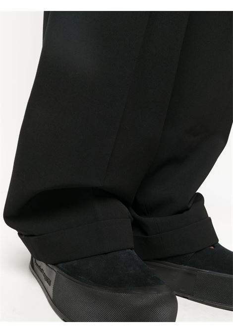 Black parnes wide-leg trousers - men  DRIES VAN NOTEN | 2320209227061900