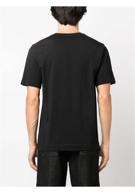 Black crew-neck T-shirt - men DRIES VAN NOTEN | 2320211007600900
