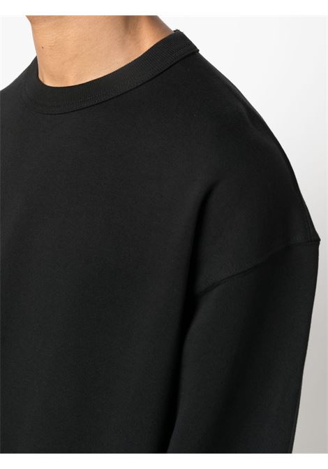 Black crew-neck sweatshirt - men DRIES VAN NOTEN | 2320211447618900