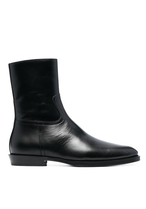Black square-toe boots - men DRIES VAN NOTEN | MW232733900