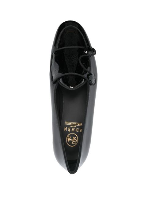 Black almond-toe patent loafers - men EDHÈN MILANO | ALB099BOTVERBLK