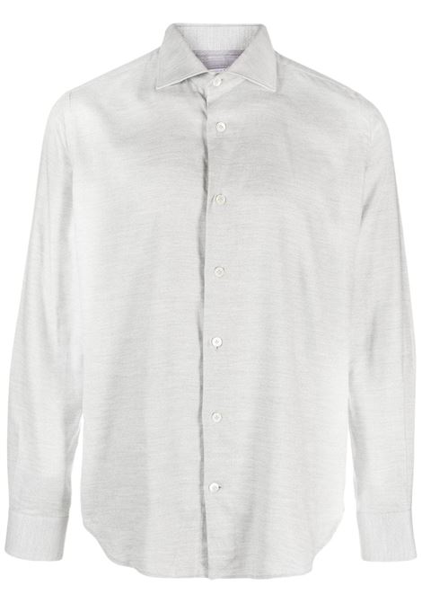 Grey Dandy long-sleeved shirt - men ELEVENTY | H75CAMH0313