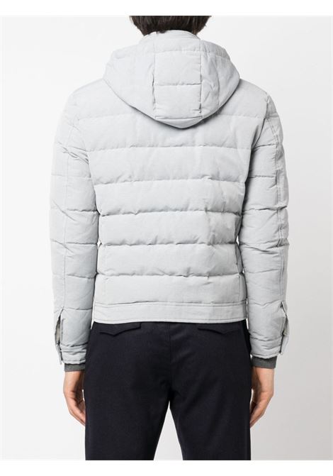 Grey padded-design stand-up collar jacket - men ELEVENTY | H75GBTH0908N