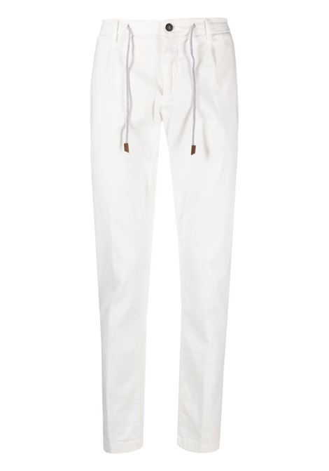 Pantaloni affusolati in bianco - uomo ELEVENTY | H75PANB2101A