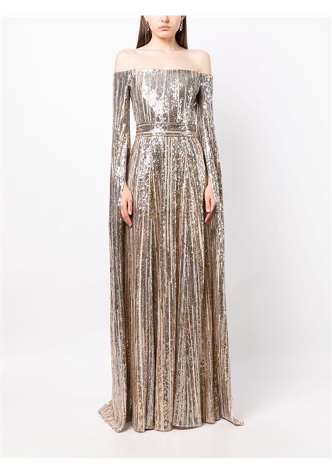 Gold sequin-embellished gown - women  ELIE SAAB | 15521GLDSLVR