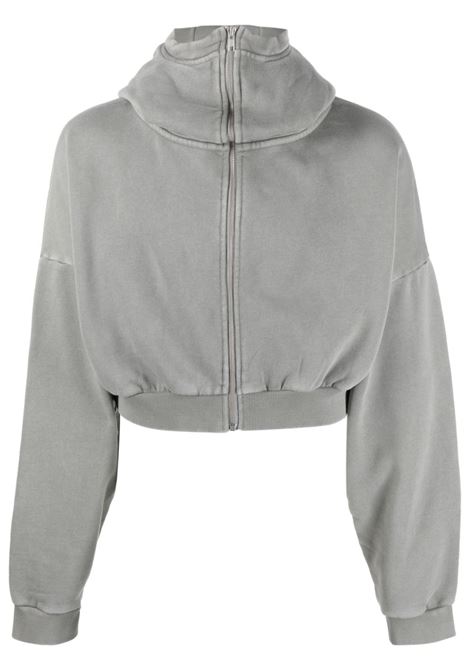 Grey stand-up collar zip-up sweatshirt - unisex ENTIRE STUDIOS | ES2156RH