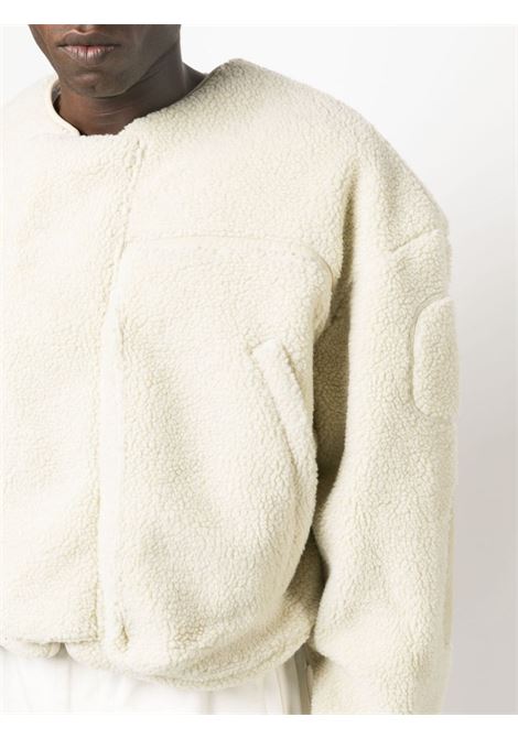 White cropped shearling jacket - women ENTIRE STUDIOS | ES2227DU
